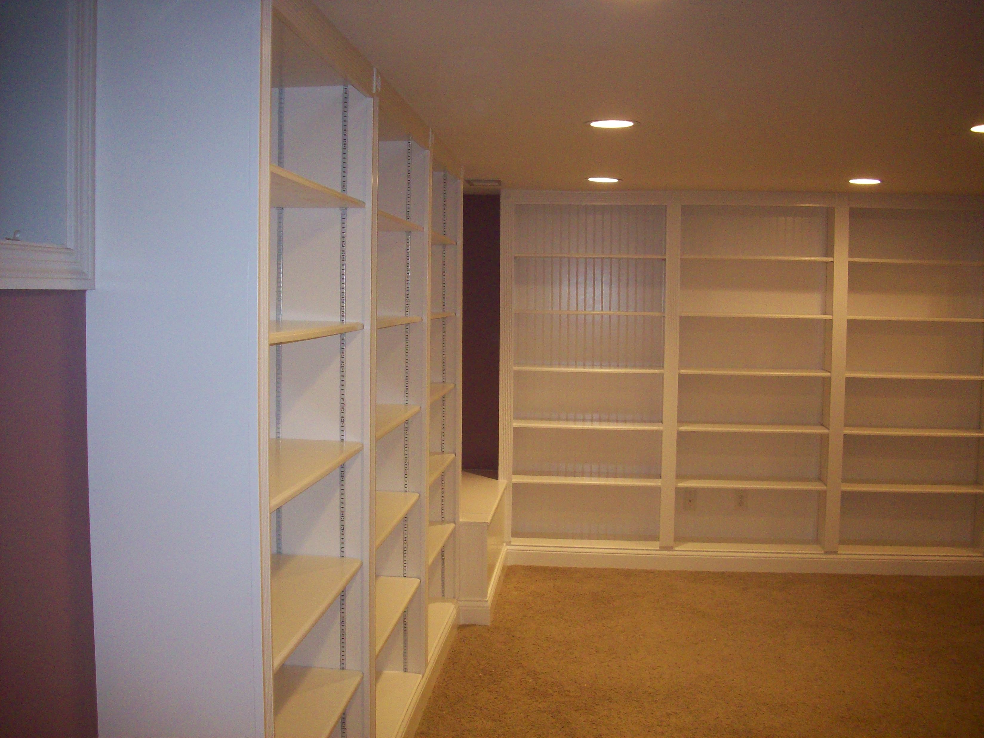 Pop Up Painting - custom book case after