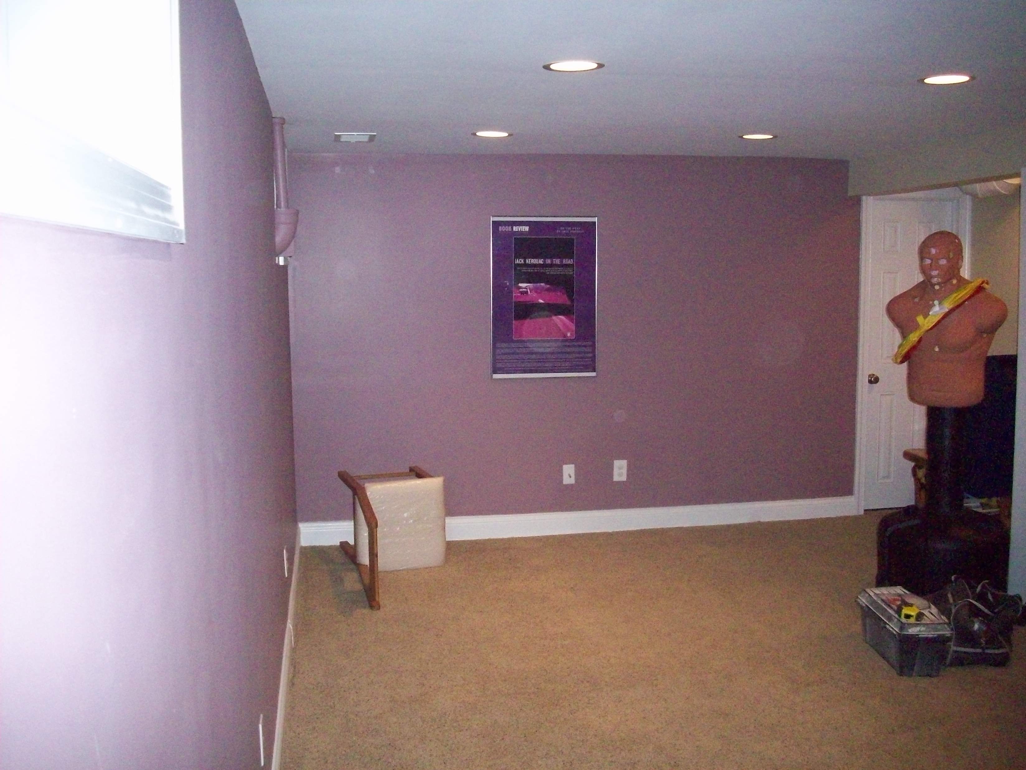 Pop Up Painting - Custom bookcase before