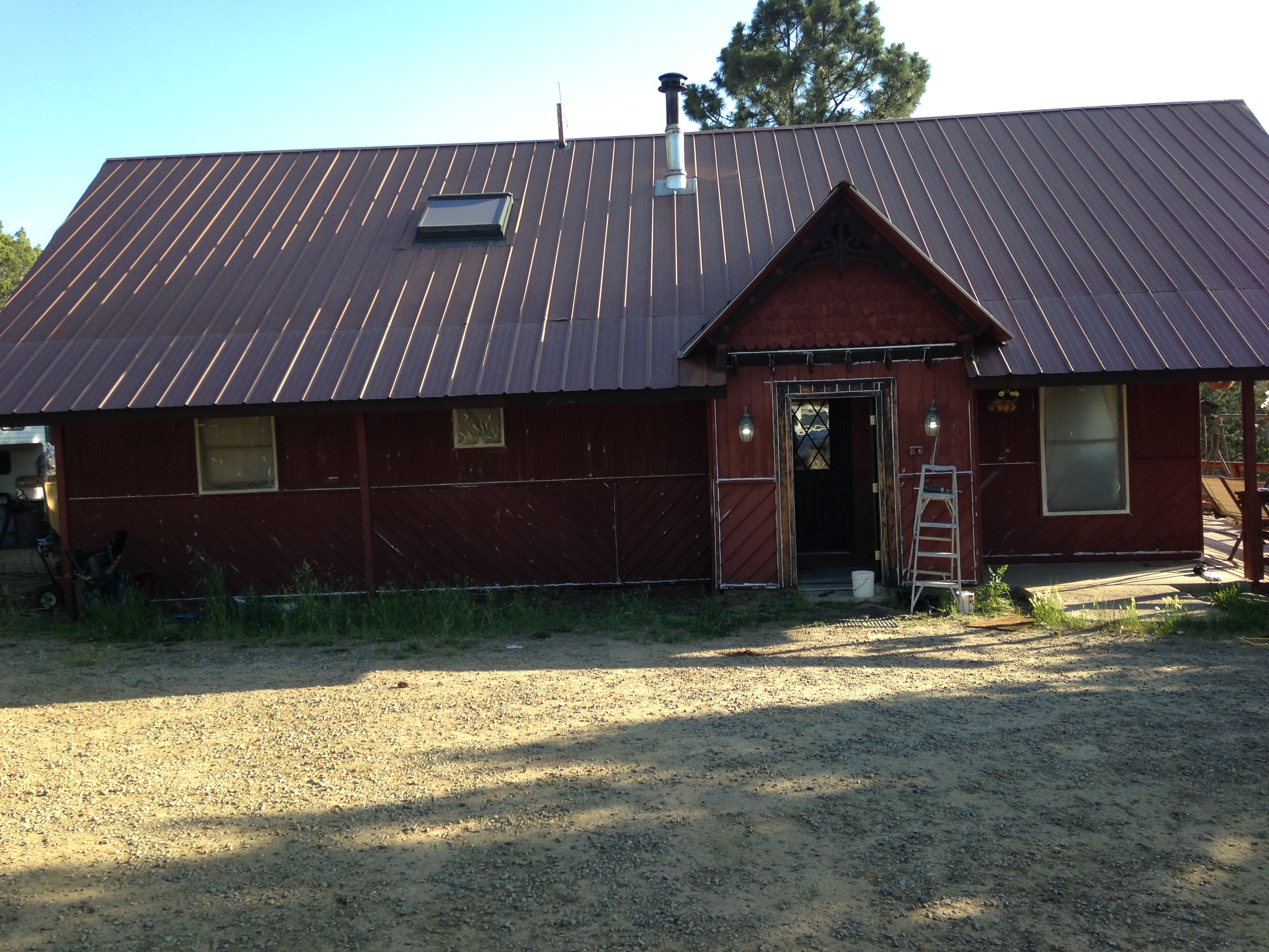 Pop Up Painting - COnvert stain to paint