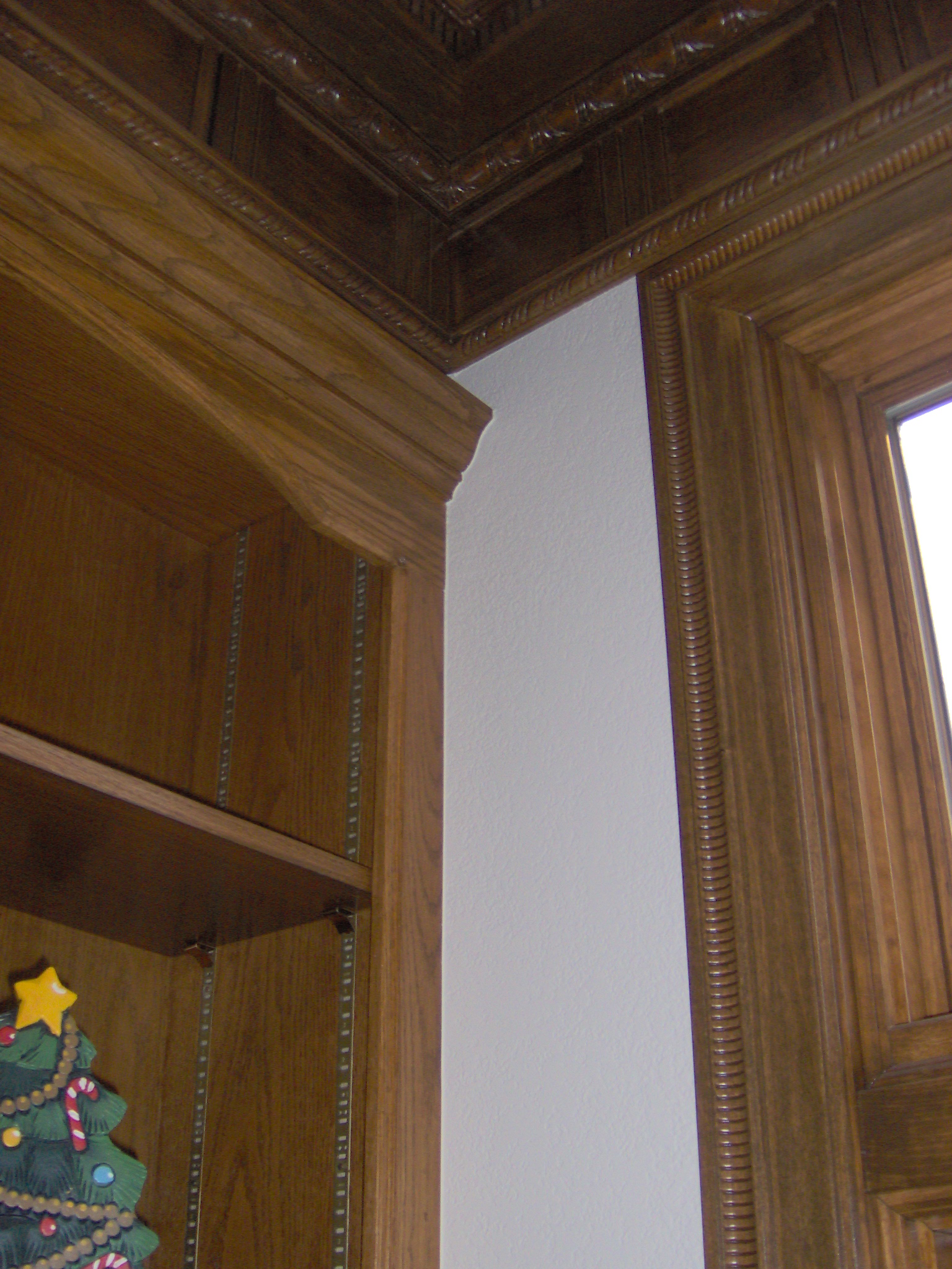 Pop Up Painting - Stain matching and finish - detail